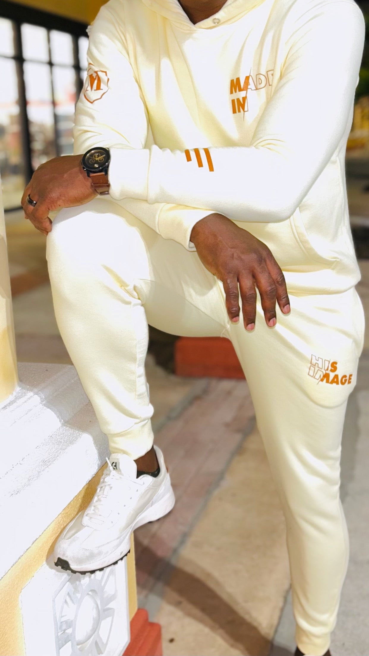 Made In His Image (Creme/Cocoa)