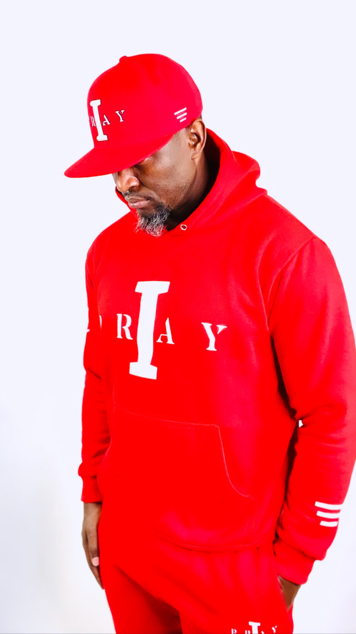 I Pray Track Suit (Red)