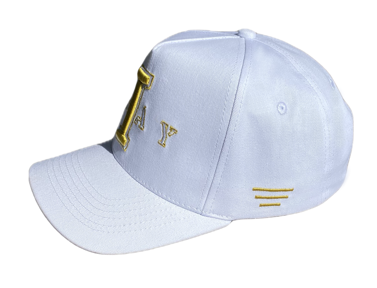 I PRAY HAT (WHITE/GOLD)