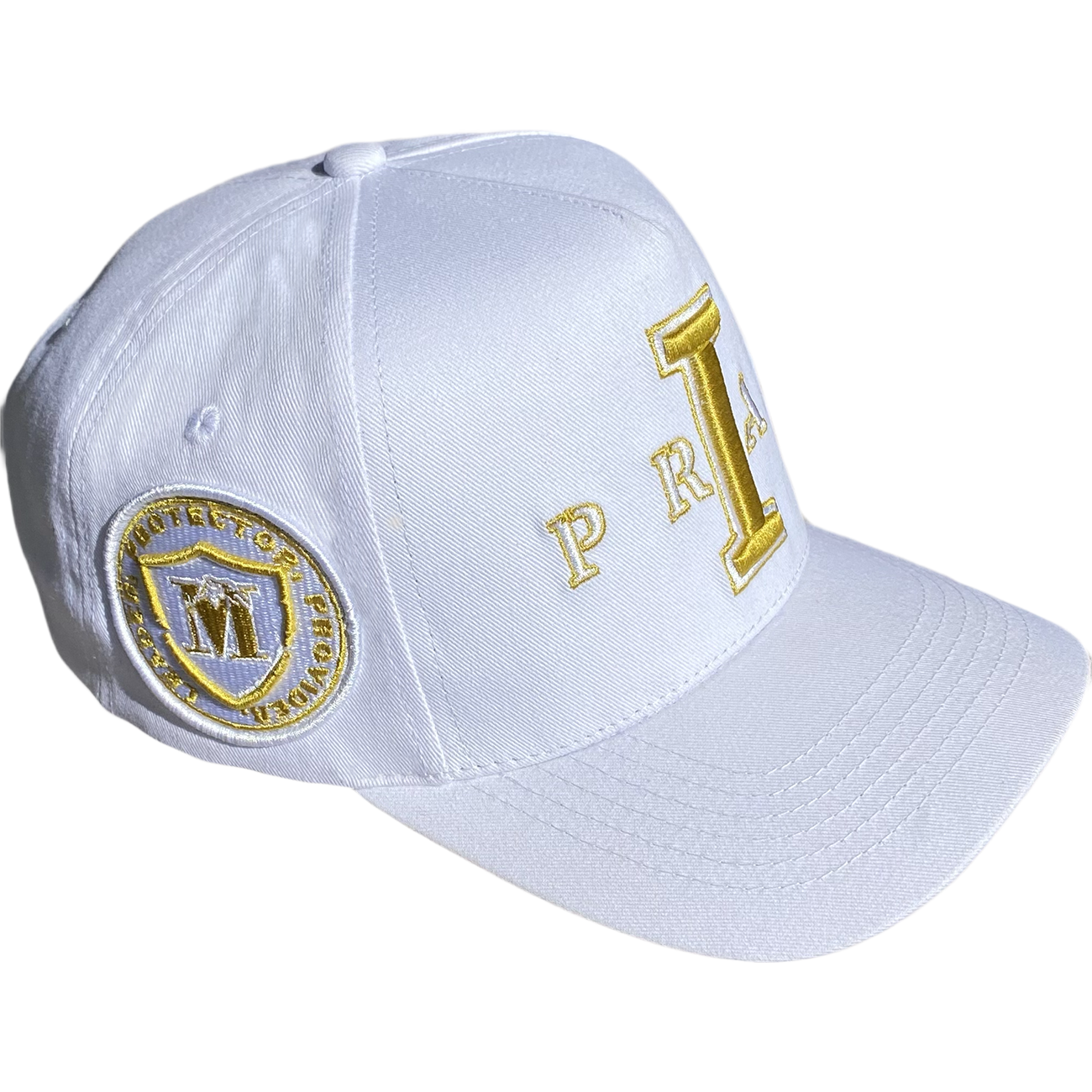I PRAY HAT (WHITE/GOLD)