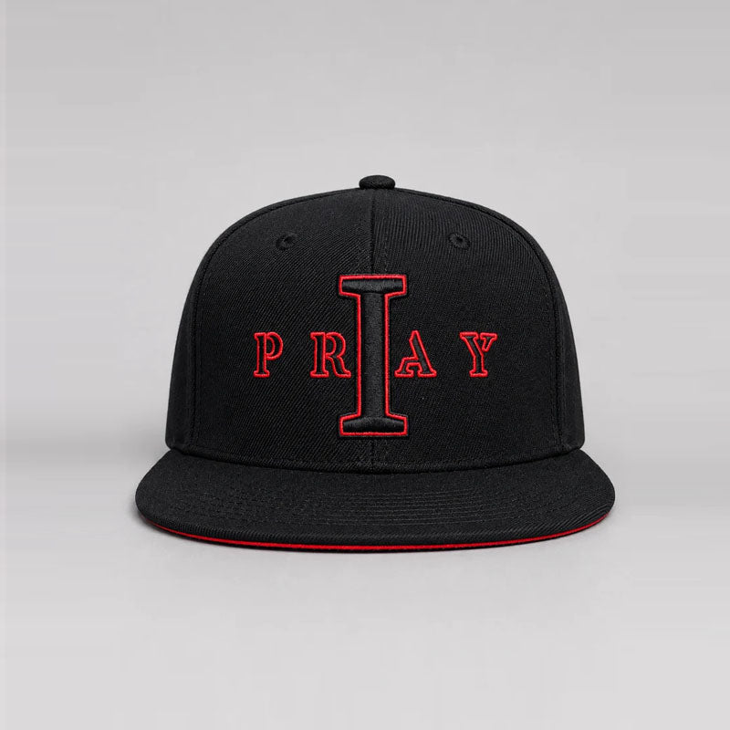 I PRAY HAT (Black/Red)