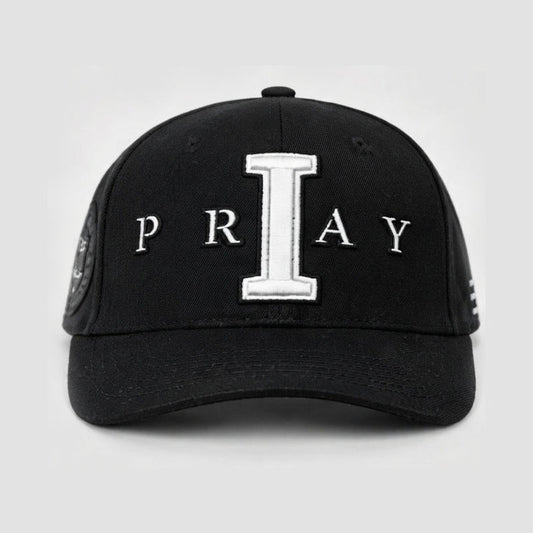 I PRAY Hat Baseball Hat (BLACK) Protector • Father • Leader