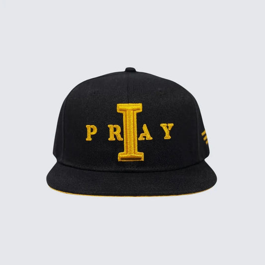 I PRAY Hat (BLACK/GOLD) Kingdom Edition