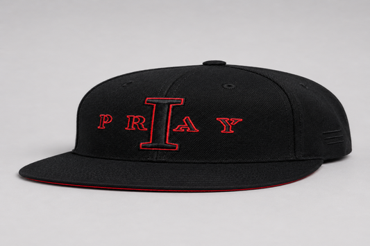 I PRAY HAT (Black/Red)
