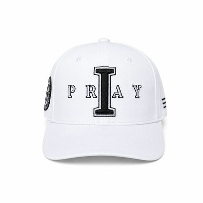 I PRAY Hat Baseball Hat (WHITE) Protector • Father • Leader