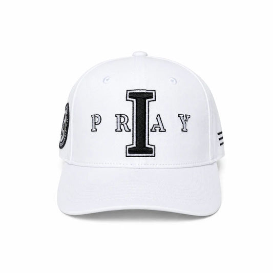 I PRAY Hat Baseball Hat (WHITE) Protector • Father • Leader