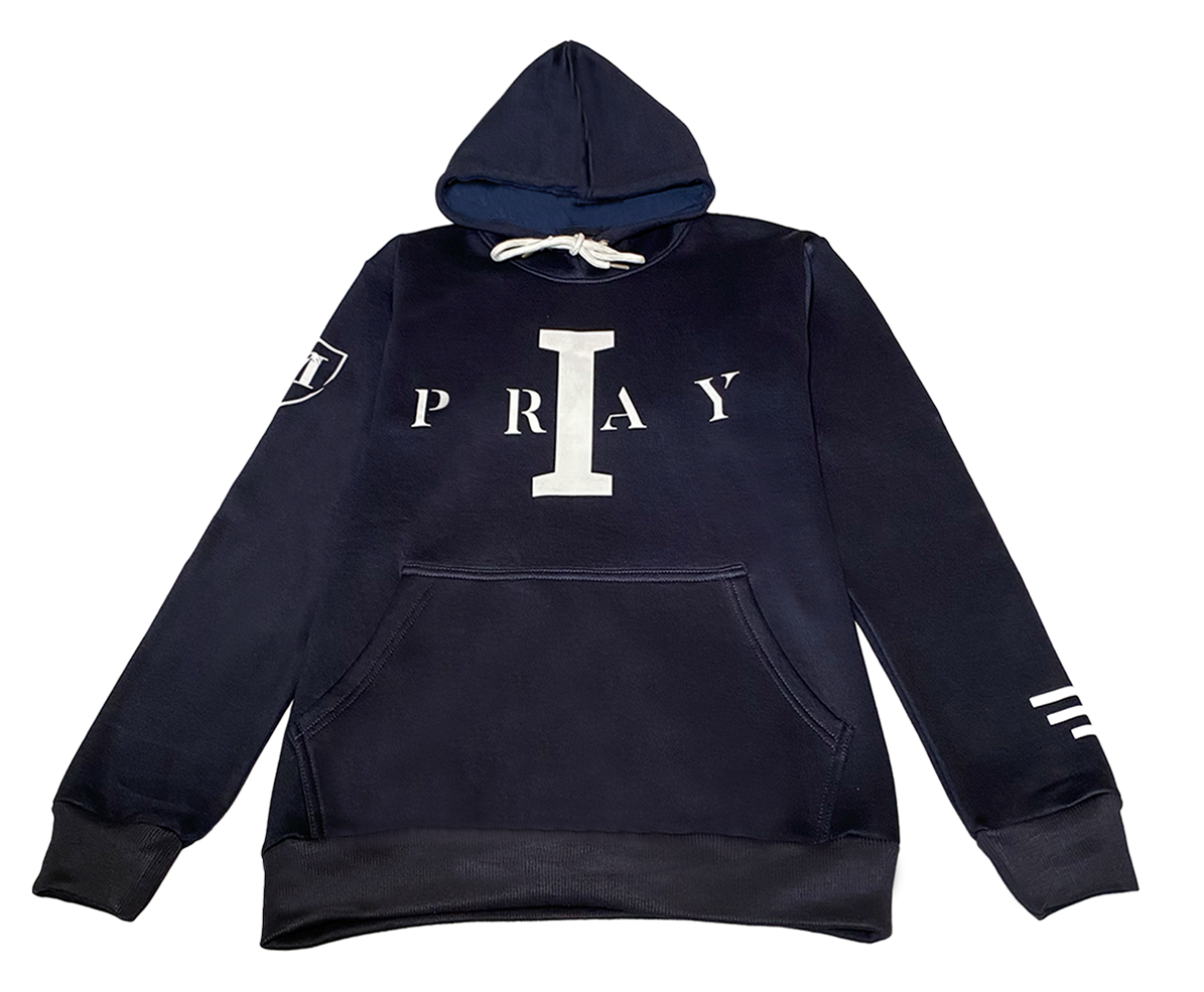 I Pray Hoodie (Navy Blue)