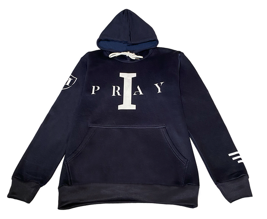 I Pray Hoodie (Navy Blue)