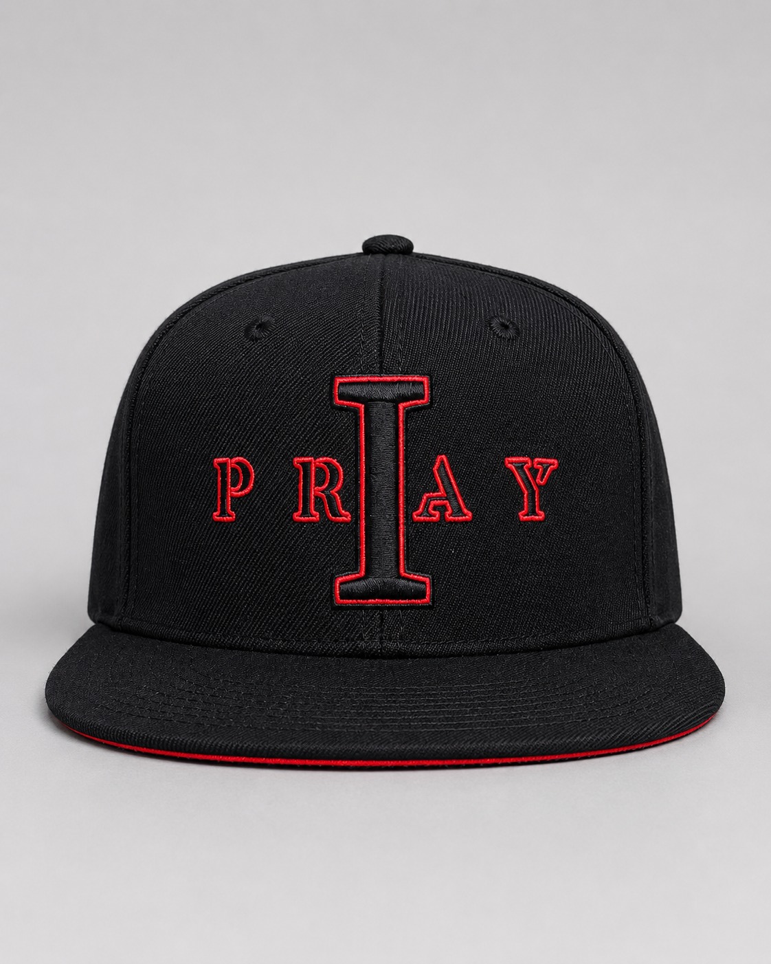 I PRAY HAT (Black/Red)