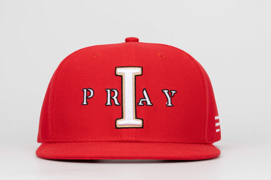 I Pray Hat (RED/WHITE/GOLD)