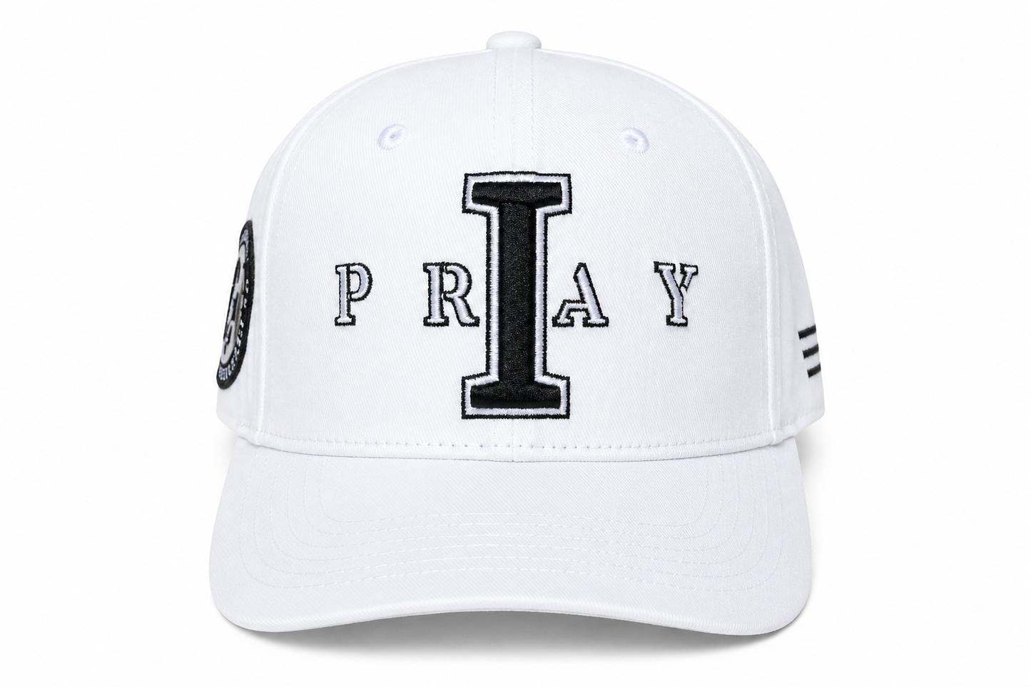 I PRAY Hat Baseball Hat (WHITE) Protector • Father • Leader