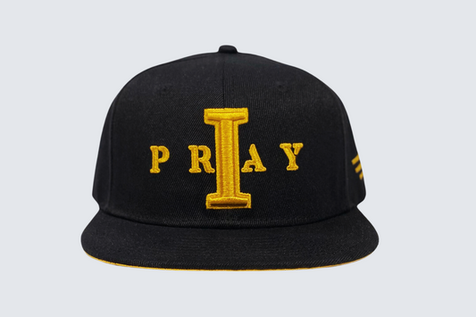 I PRAY Hat (BLACK/GOLD)