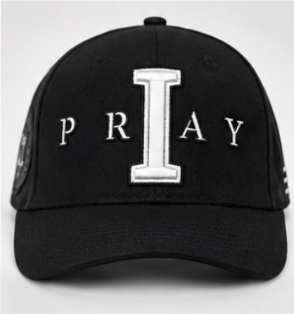 I PRAY Hat Baseball Hat (BLACK) Protector • Father • Leader